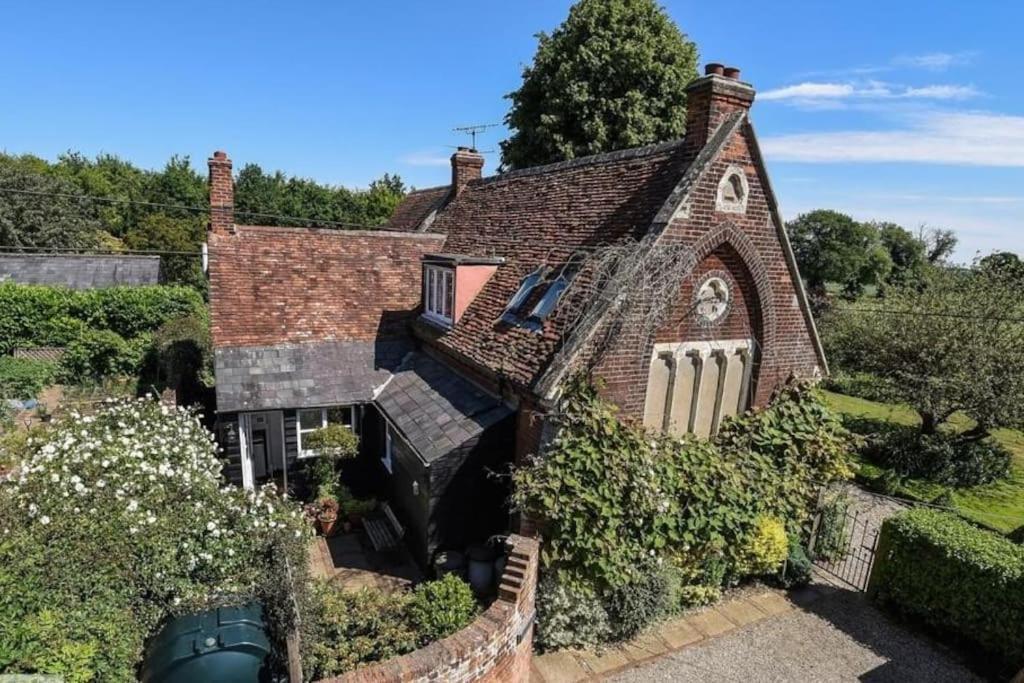 Old School House Surrounded By Countryside